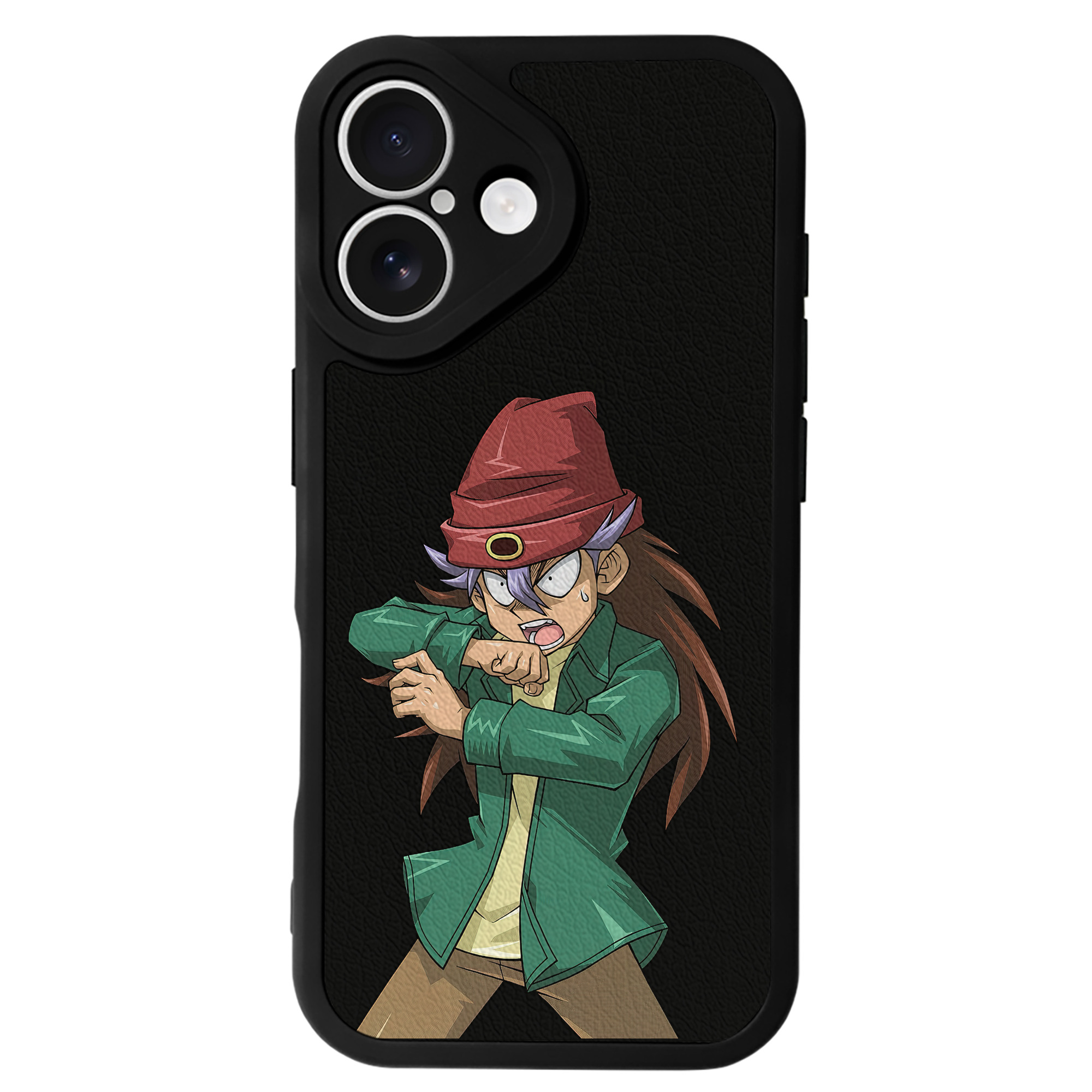 遊☆戯☆王 Yu-Gi-Oh! 【iPhone 16シリーズ対応】シリコンスマホケース（レザー調） 材質：シリコン
